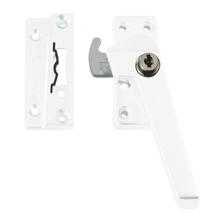 AXA Veiligheids Raamsluiting 3319 Re Aluminium Wit Gelakt SKG1-758973
