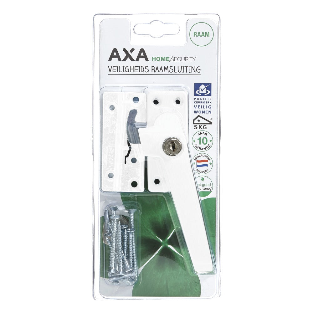 AXA Veiligheids Raamsluiting 3319 Re Aluminium Wit Gelakt SKG1-758973