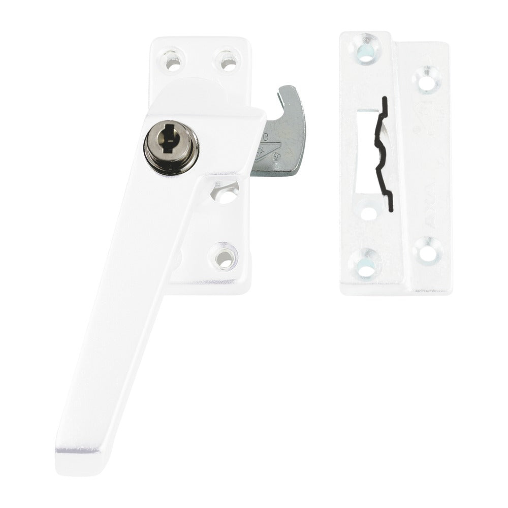AXA Veiligheids Raamsluiting 3319 Li Aluminium Wit Gelakt SKG1-758974