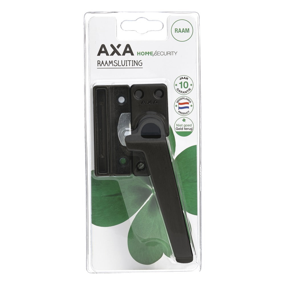 AXA Raamsluiting 3308 Aluminium Geslepen Zwart Re Met Nok-758980