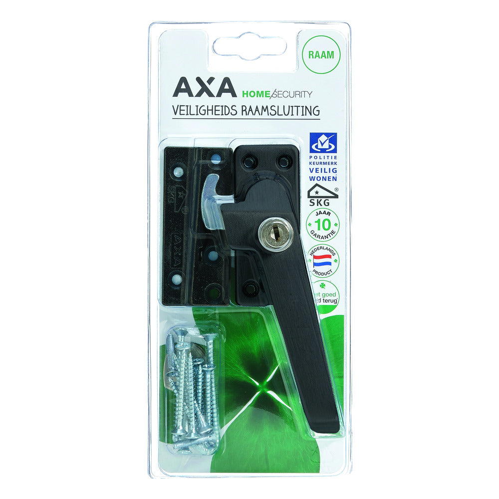 AXA Veiligheids Raamsluiting 3319 Re Aluminium Zwart SKG1-758983