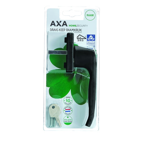 AXA Veiligheids Draai-Kiep Raamkruk L Aluminium Zwart SKG2-758987