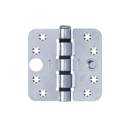 AXA Veiligheidsscharnier Smart Easyfix Ronde Hoek Staal Topcoat 89x89mm SKG3-759007