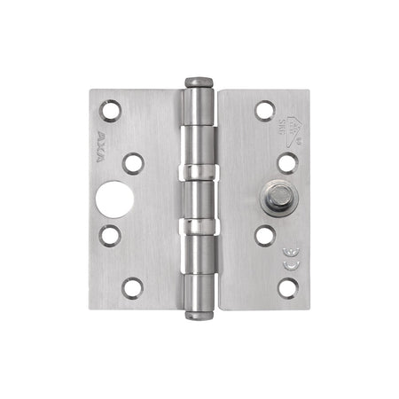 AXA Veiligheidsscharnier Kogellager Rechte Hoek RVS 89x89mm SKG3-759022