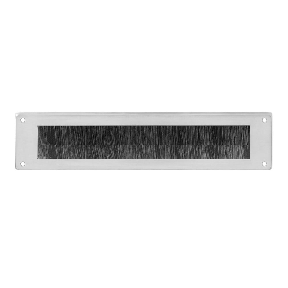 Intersteel Tochtborstel Rechthoekig 340x80mm RVS-759055