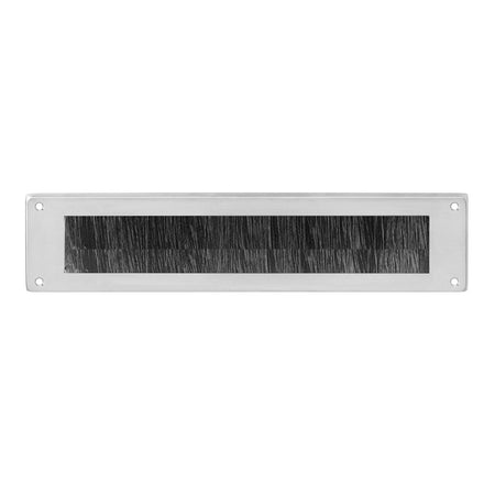 Intersteel Tochtborstel Rechthoekig 340x80mm RVS-759055