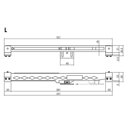 Intersteel softclose tbv schuifdeursysteem zwart-759082