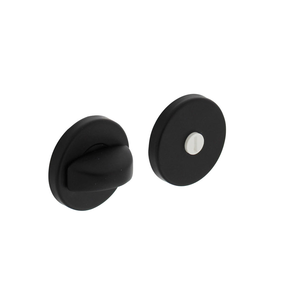 Intersteel WC-sluiting diam. 50x7mm + 7mm Nokken Met 8mm stift alu./Zwart-759094