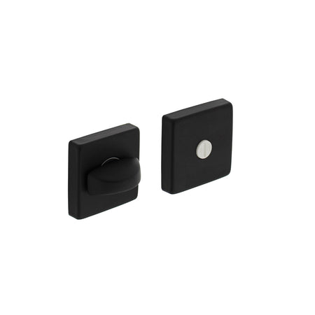 Intersteel Rozet Met WC-sluiting 50x50x10mm +8mm Stift + 7mm Nokken Zwart-759102