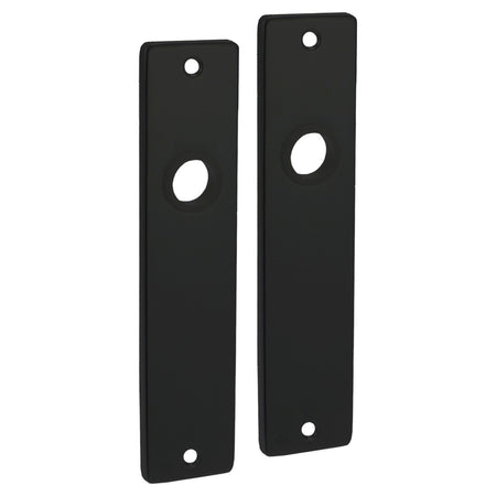 StarX Kortschild Blind Aluminium Zwart 2stuks-759255