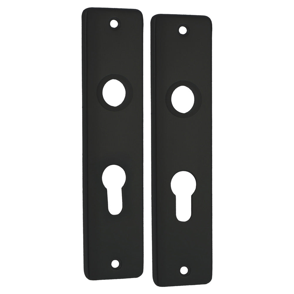 StarX Kortschild PC55 Aluminium Zwart 2stuks-759257