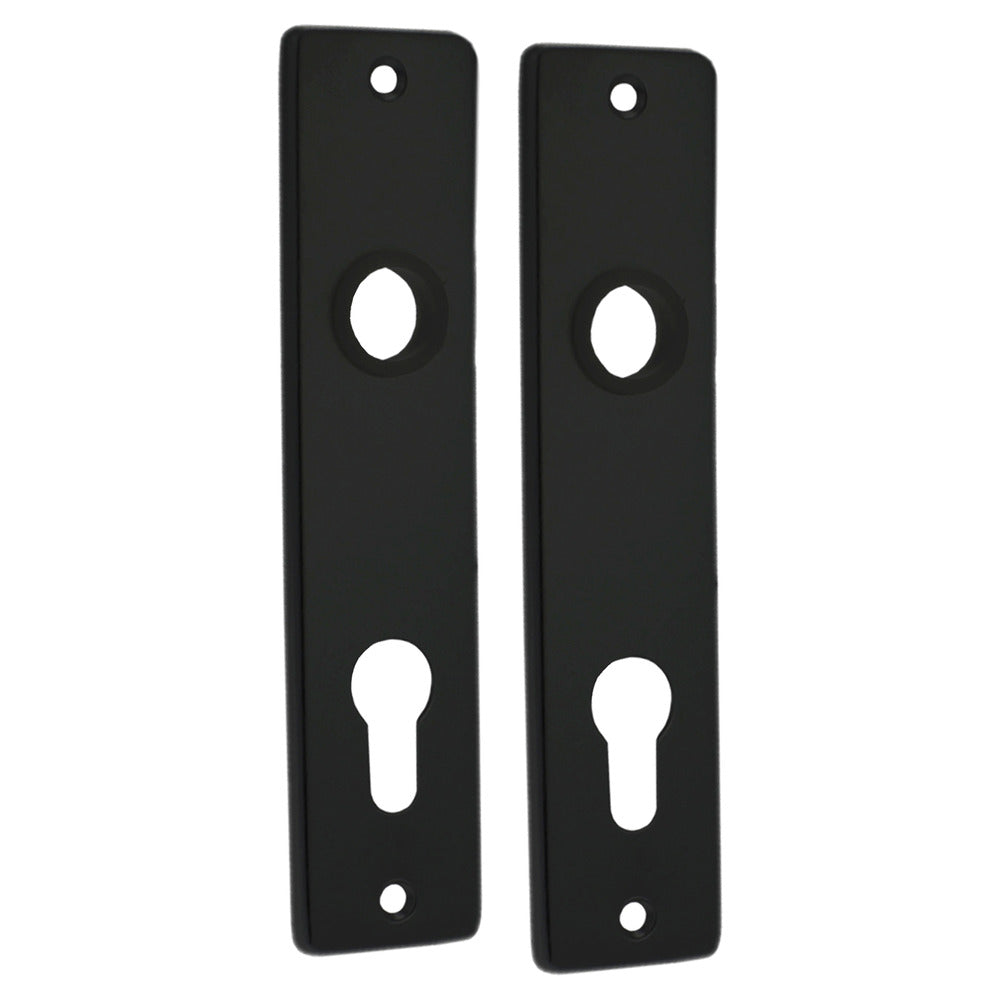 StarX Kortschild PC72 Aluminium Zwart 2stuks-759258