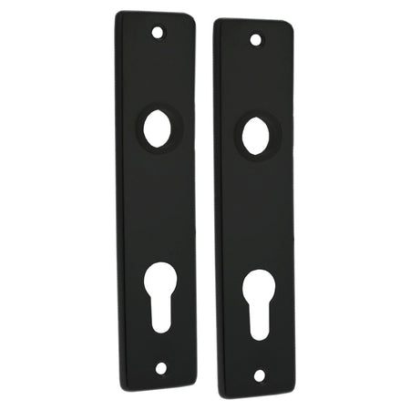 StarX Kortschild PC72 Aluminium Zwart 2stuks-759258