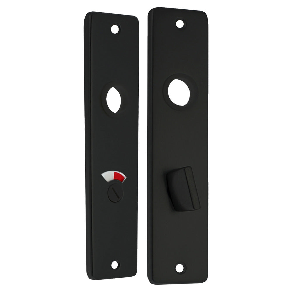 StarX WC Schild 63/8 Aluminium Zwart 180x41mm 2stuks-759259