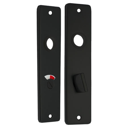 StarX WC Schild 63/8 Aluminium Zwart 180x41mm 2stuks-759259