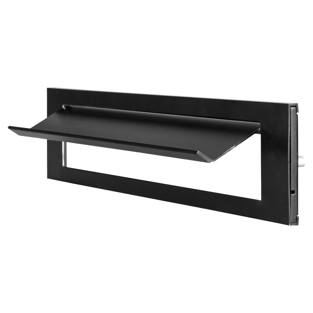 StarX Briefplaat Met Tuimelklep Aluminium Zwart-759289