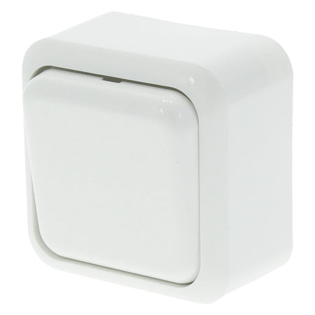 Q-Link Wisselschakelaar Opbouw Polarwit-759526