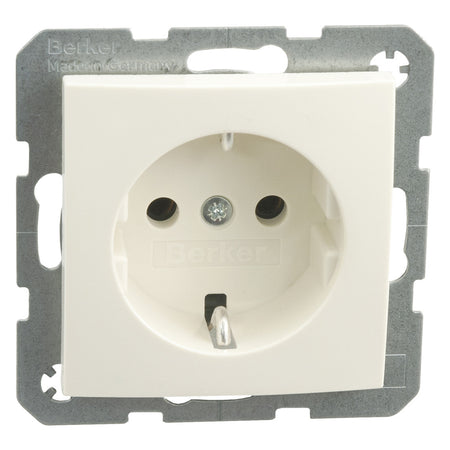 Berker Contactdoos S1 Inbouw 1-Voudig Polarwit Randaarde-759560