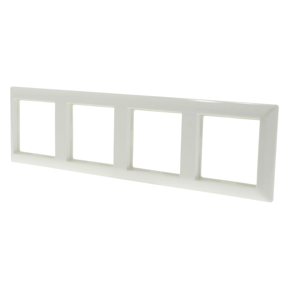 Jung Afdekraam AS500 Inbouw 4-Voudig Polarwit-759586