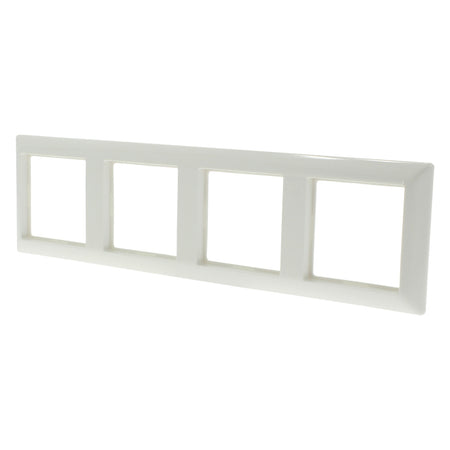 Jung Afdekraam AS500 Inbouw 4-Voudig Polarwit-759586