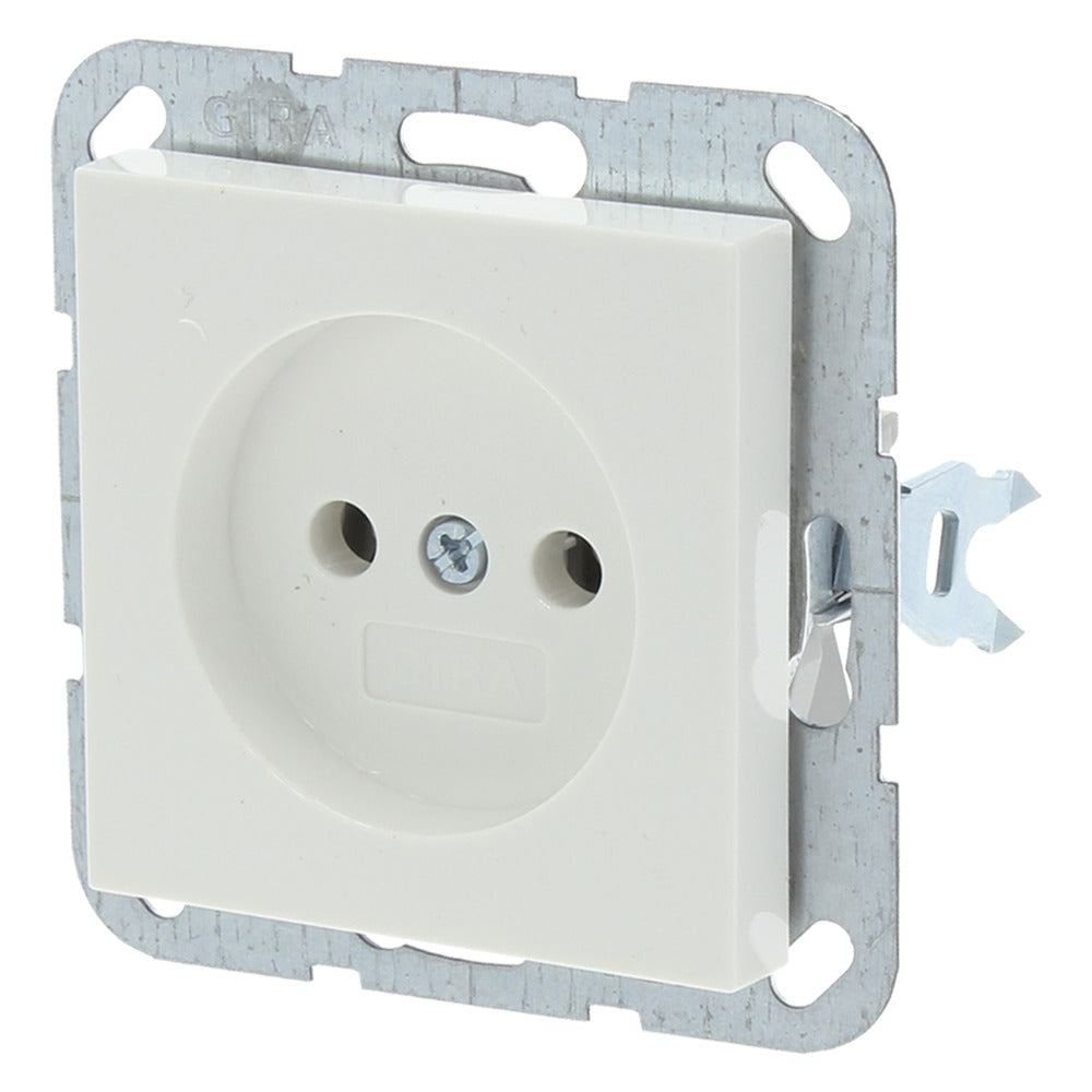 Gira Contactdoos System 55 Inbouw 1-Voudig Polarwit-759595