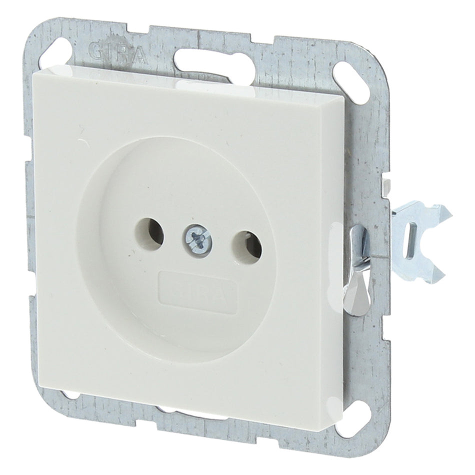 Gira Contactdoos System 55 Inbouw 1-Voudig Polarwit-759595
