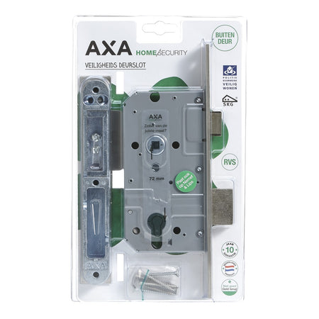 AXA Veiligheidsinsteek Dag-Nachtslot PC72 Rechte Hoek RVS 238x25x16mm SKG2-759674