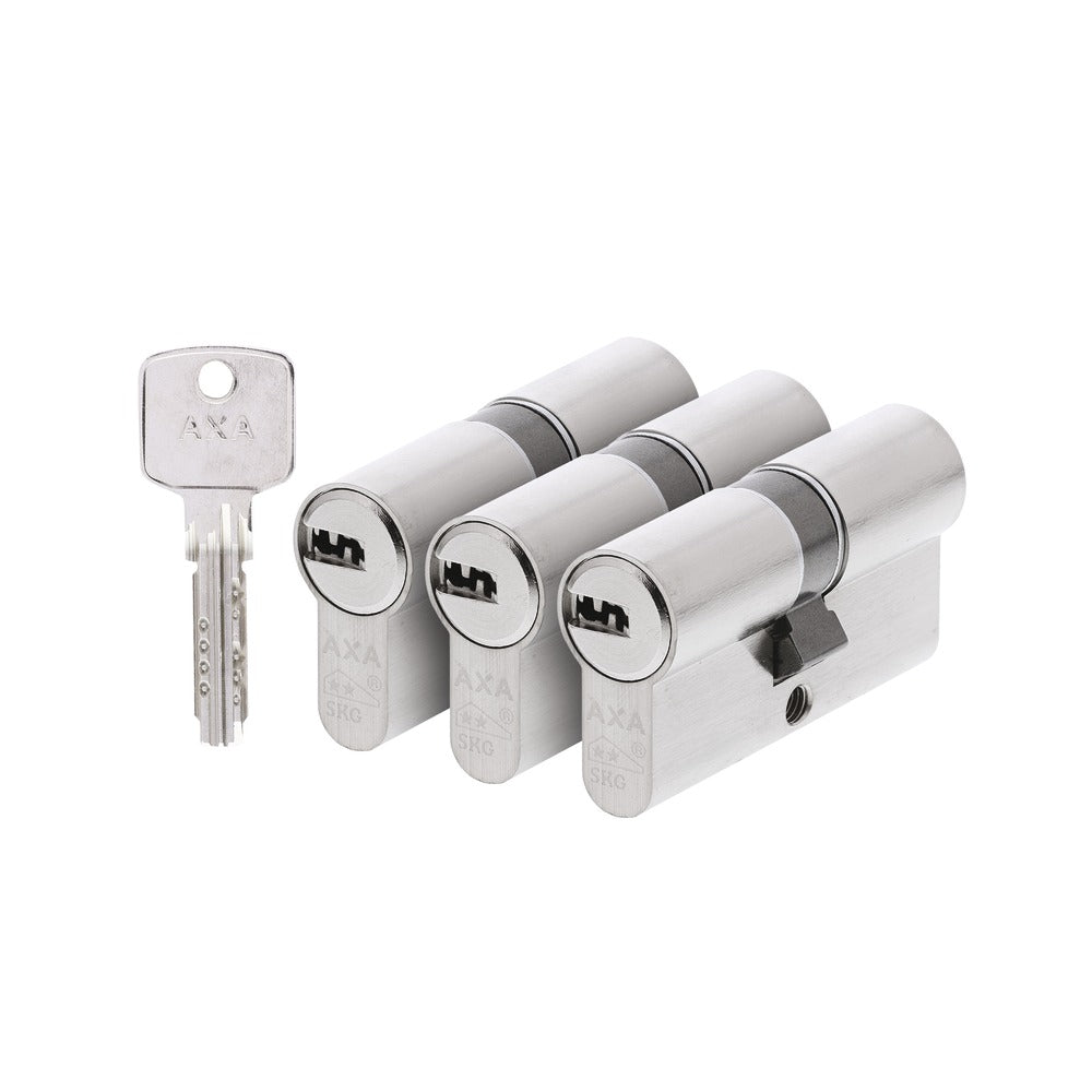 AXA Dubbele Veiligheidscilinder Comfort Security 30-30mm SKG2 3st-759679