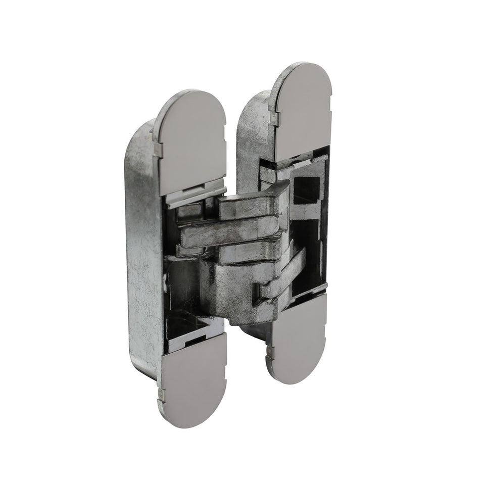 Intersteel Scharnier Zamac 130x30 3D Verstelbaar Binnenwerk Verzinkt - Vernikkelde Afdekkappen-759690