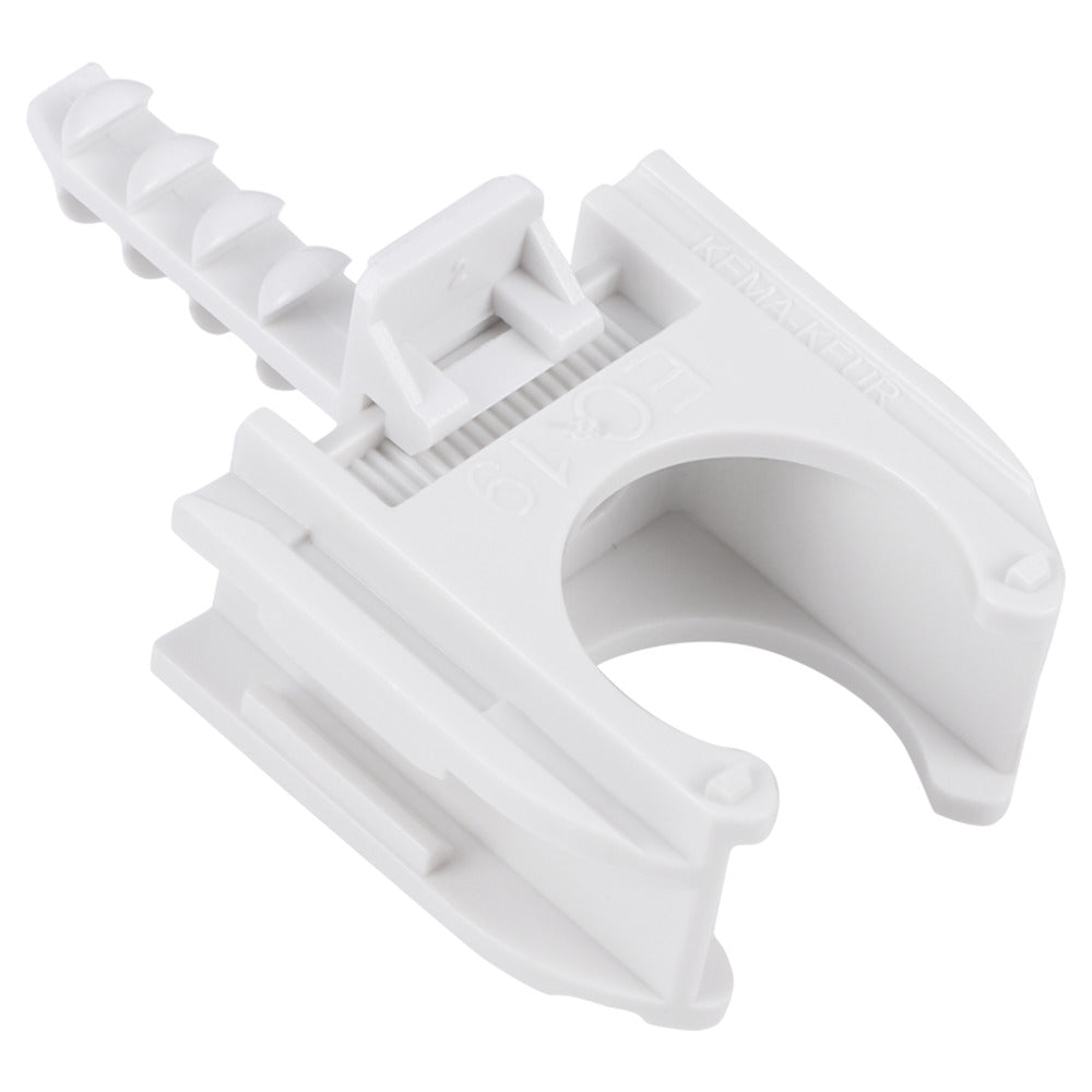 Buisclip Euro Wit 19mm 50st-759742