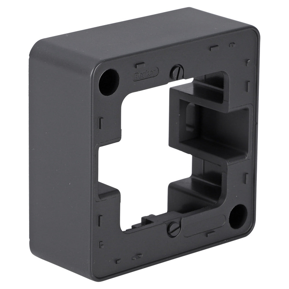 Berker Opbouwraam Q1 Inbouw 1-Voudig Antraciet-759765