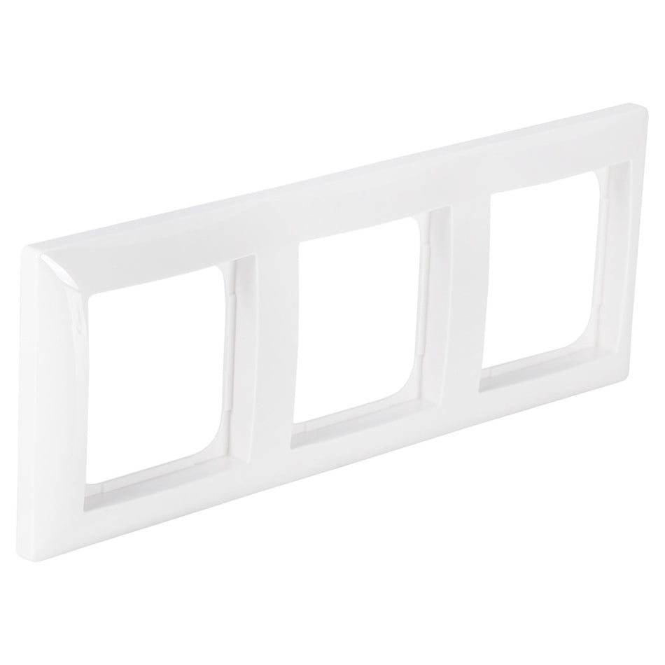 Busch-Jaeger Afdekraam Balance Inbouw 3-Voudig Polarwit-759835