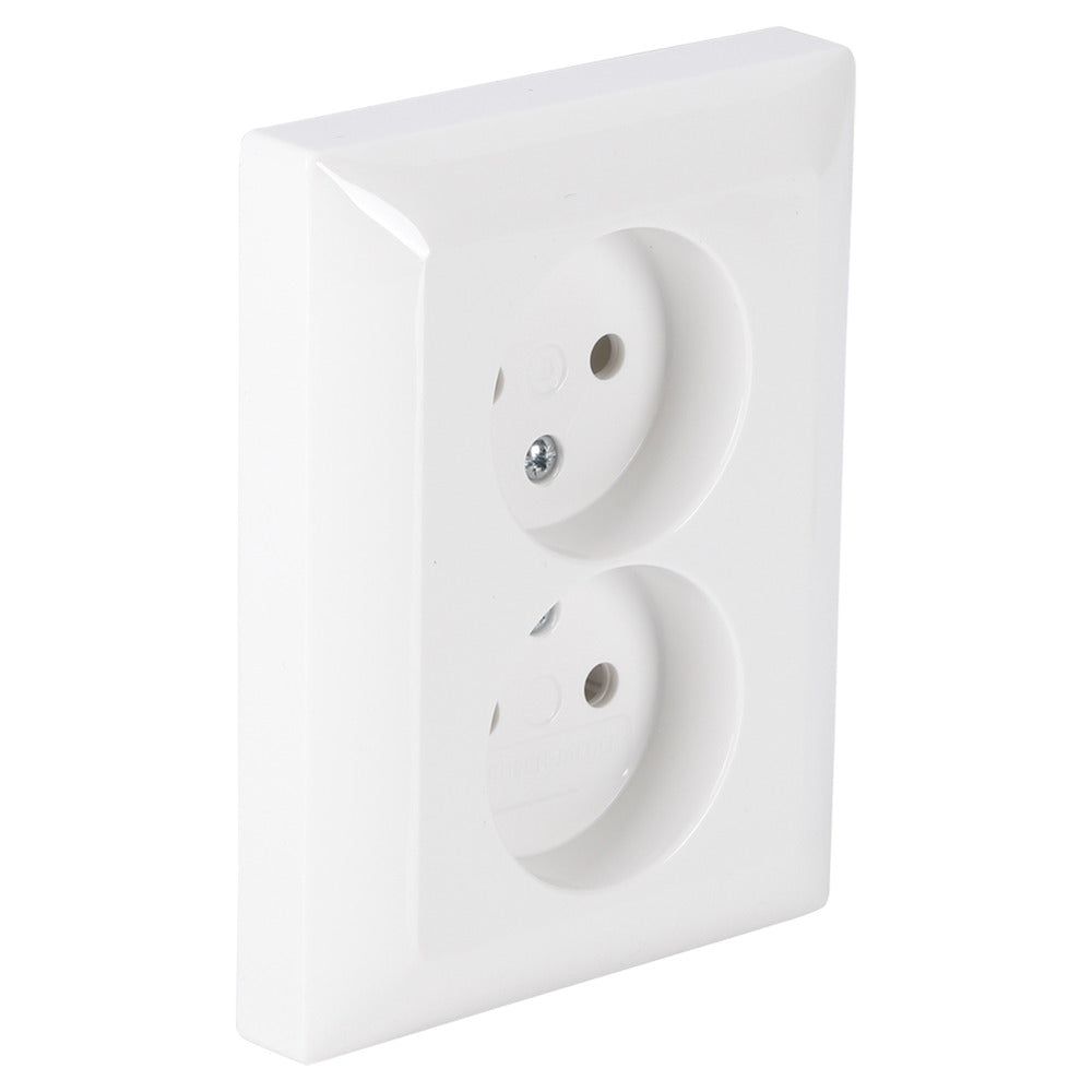 Busch-Jaeger Contactdoos Balance Inbouw 2-Voudig Polarwit-759837