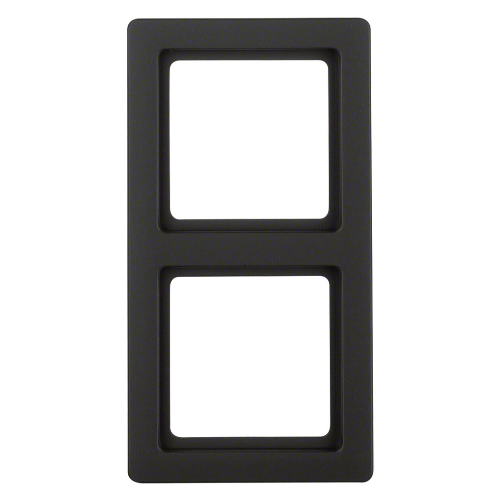 Berker Afdekraam Q1 Inbouw 2-Voudig Antraciet-759962