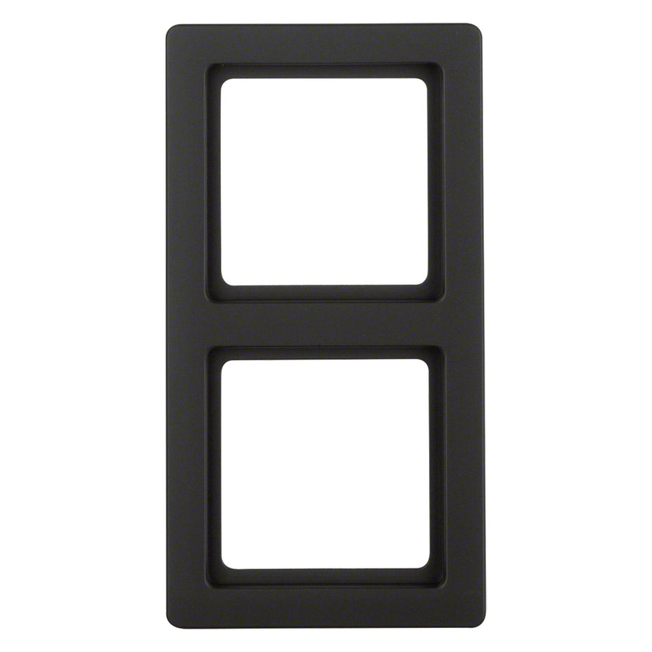 Berker Afdekraam Q1 Inbouw 2-Voudig Antraciet-759962