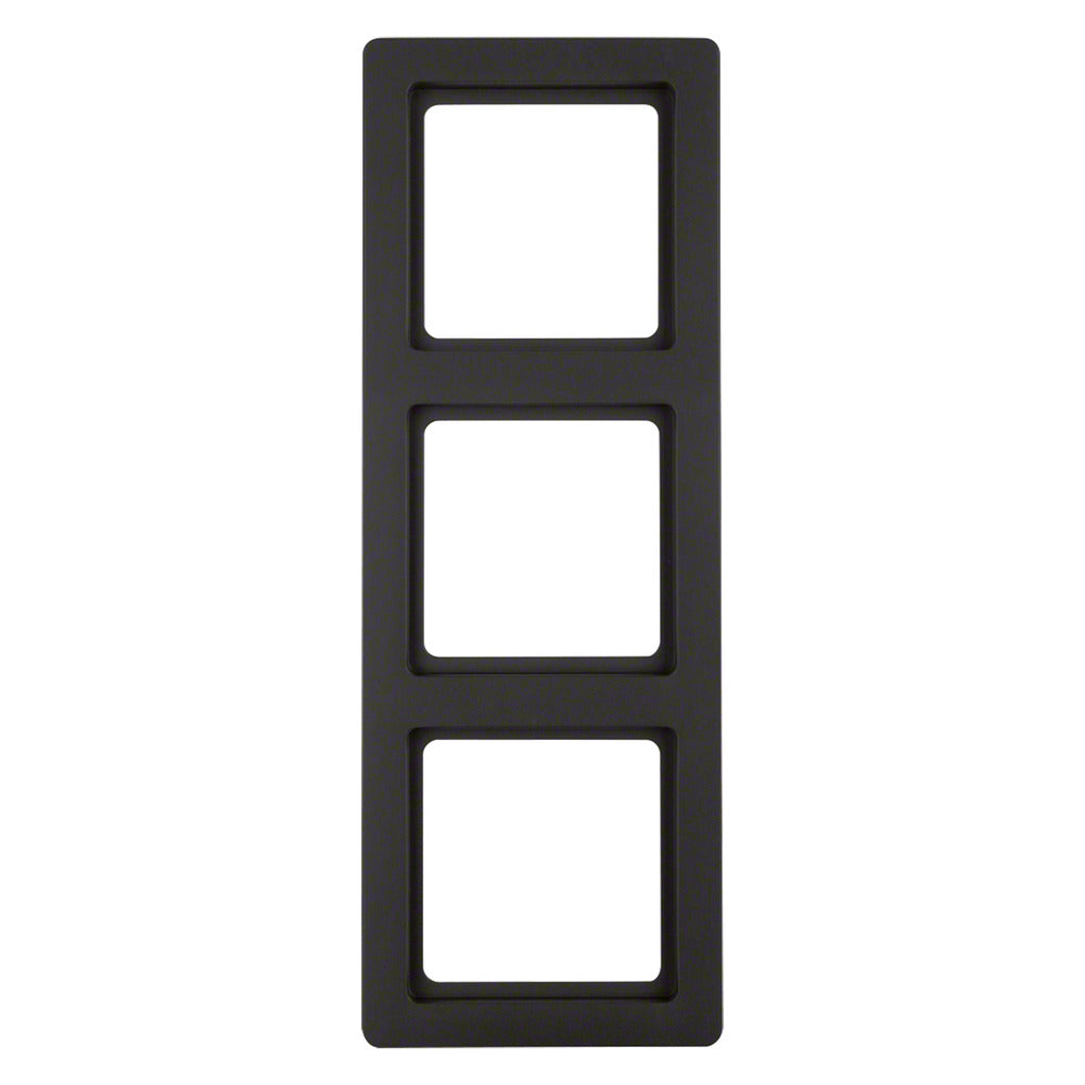 Berker Afdekraam Q1 Inbouw 3-Voudig Antraciet-759963
