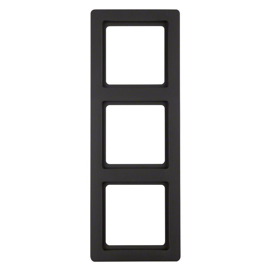 Berker Afdekraam Q1 Inbouw 3-Voudig Antraciet-759963