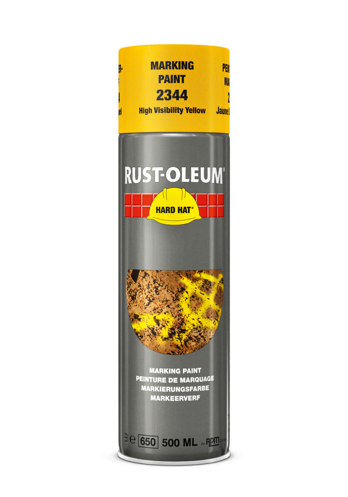 Rust-Oleum Markeerspray Geel 500ml-760039