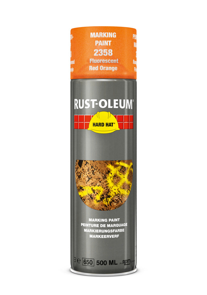 Rust-Oleum Markeerspray Fluorescerend Rood 500ml-760040