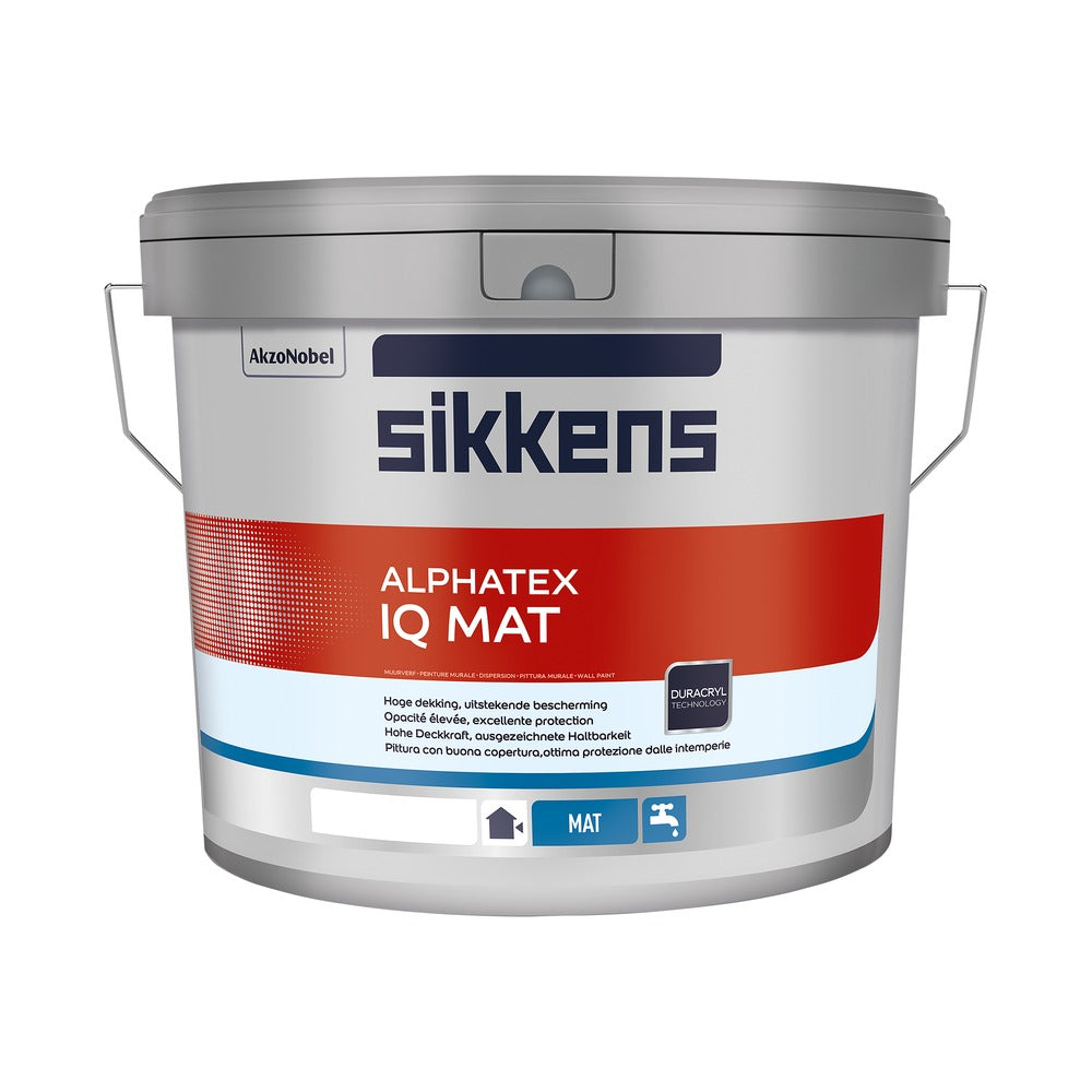 Sikkens Muurverf Alphatex IQ Mat N00 4,65L-760047