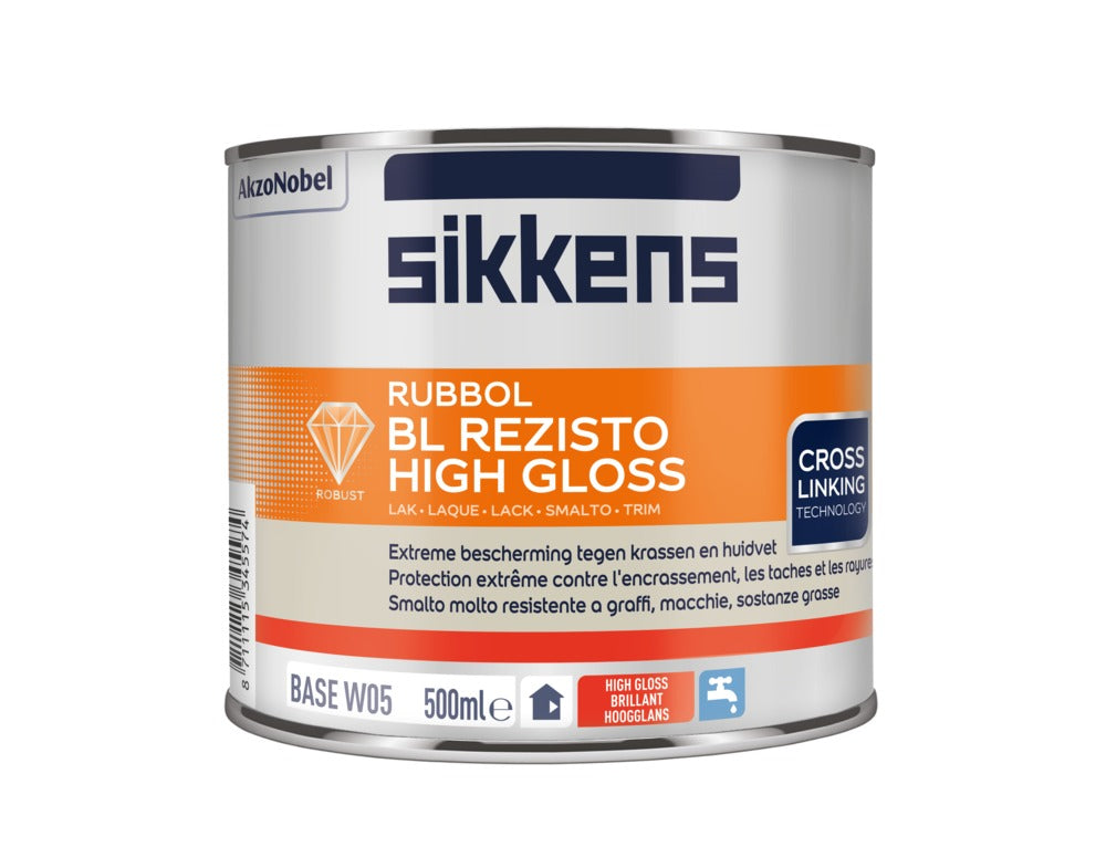 Sikkens Lak Rubbol BL Rezisto High Gloss Mengbasis N00 465ml-760049