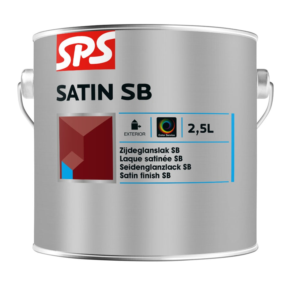 SPS Lak Satin SB Wit 2,5L-760102