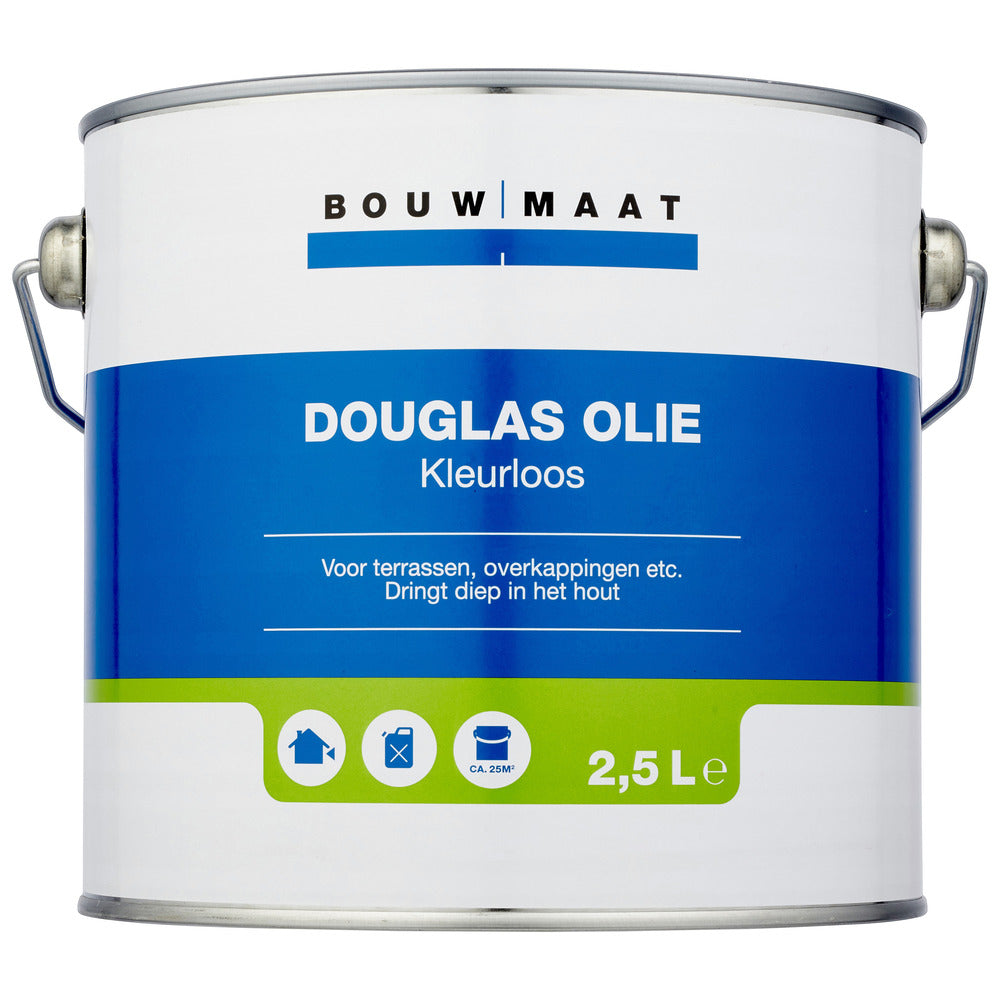 Bouwmaat Douglas Olie Kleurloos 2,5L-760119