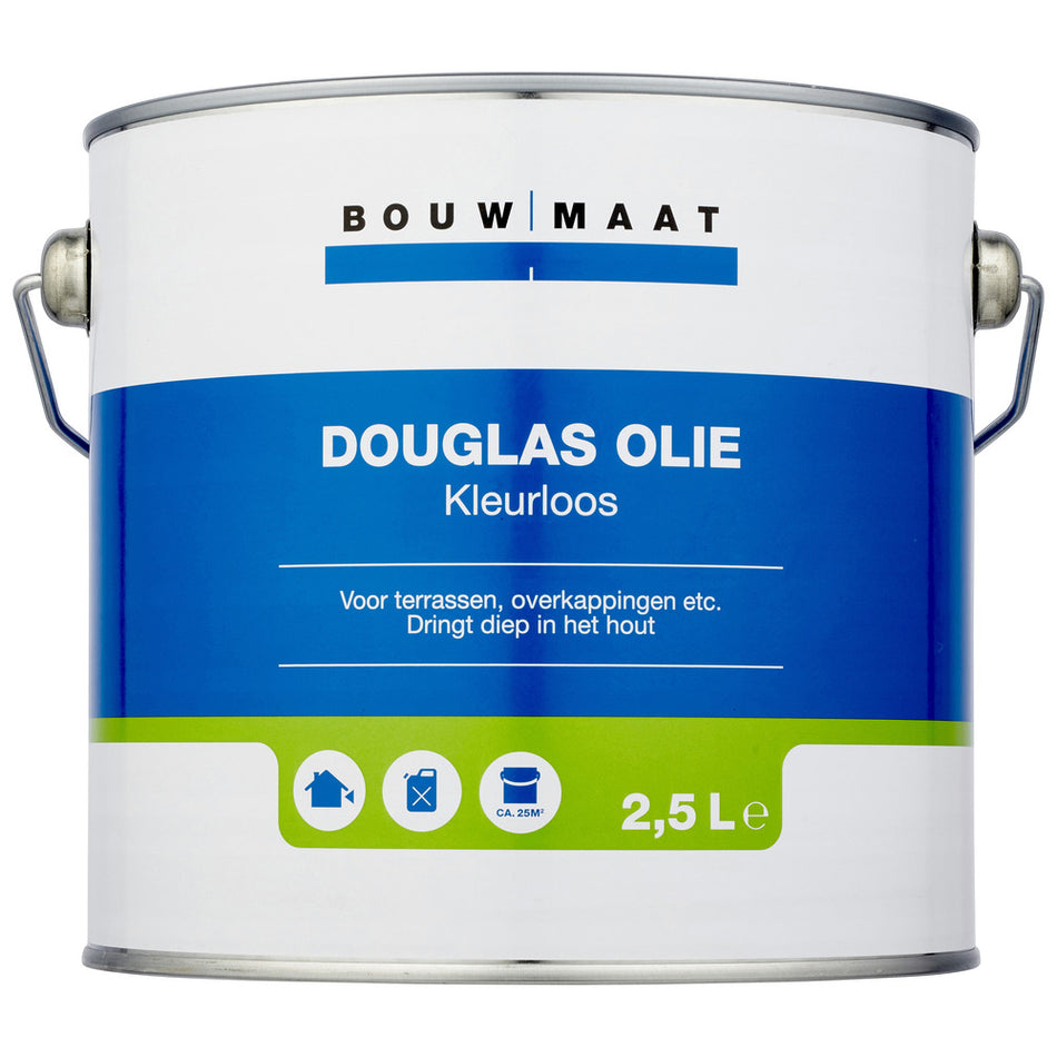 Bouwmaat Douglas Olie Kleurloos 2,5L-760119