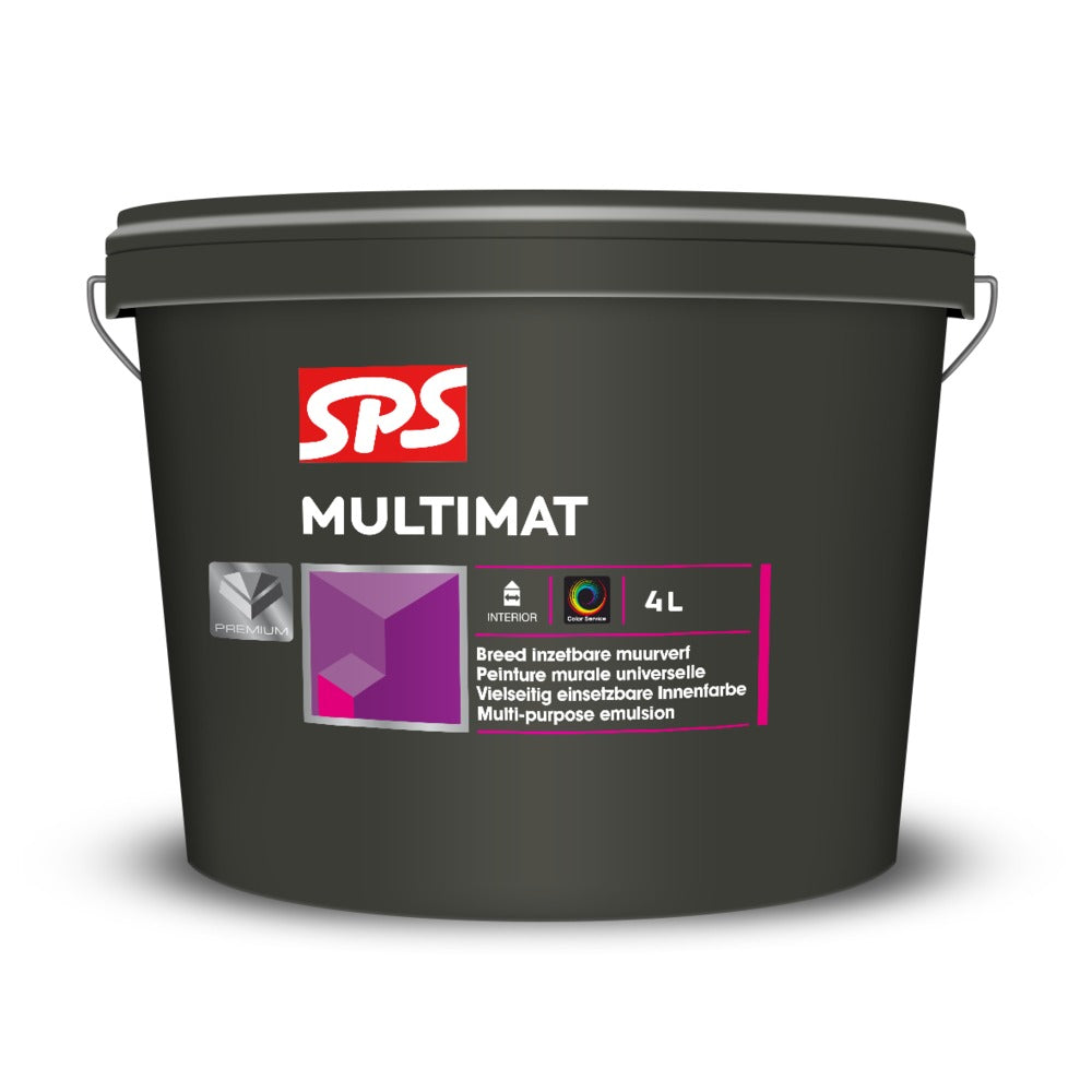 SPS Muurverf Multimat Wit P 4L-760125