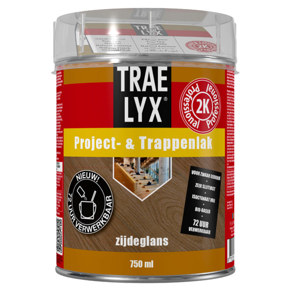 Trae Lyx Project-en Trappenlak Zijdeglans 2K 750ml-760205