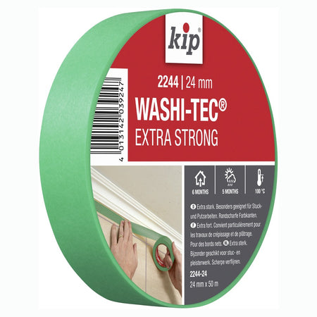 Kip 2244 Washi-Tec Tape Extra Strong Groen-760311