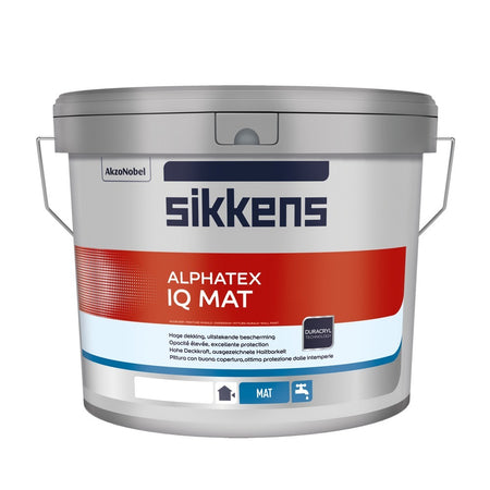 Sikkens Muurverf Alphatex IQ Mat Wit/W05 10L-760501