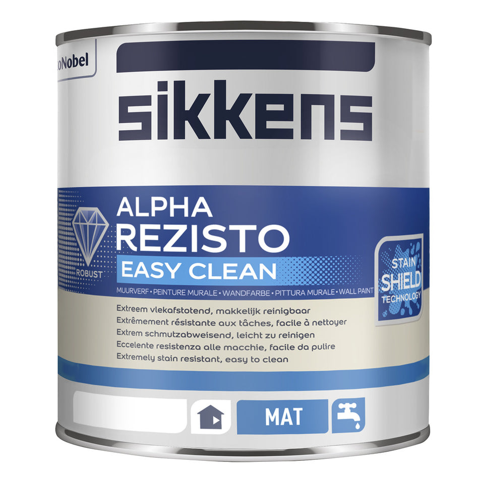 Sikkens Muurverf Alpha Rezisto Easy Clean Mat W05 1L-760505