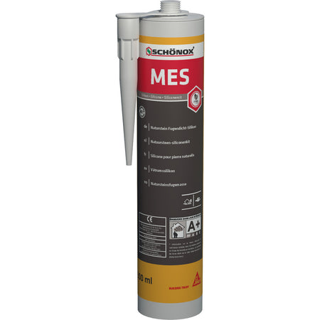 SCHÖNOX MES Siliconenkit Platinagrijs Natuursteen 300ml-760587